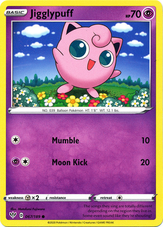 Jigglypuff Card Front