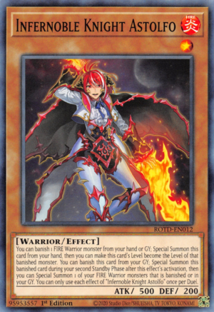 Infernoble Knight Astolfo Card Front