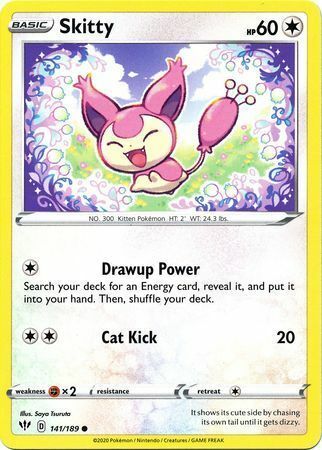 Skitty Card Front