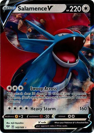 Salamence V Card Front