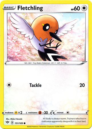 Fletchling Card Front