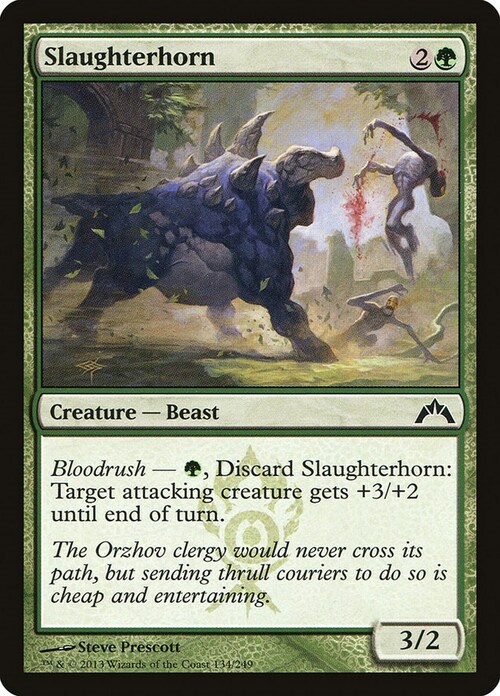 Slaughterhorn Card Front