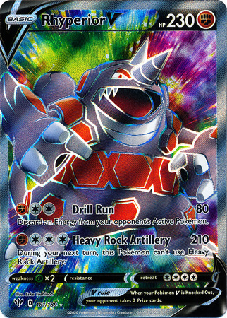 Rhyperior V Card Front