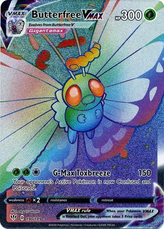 Butterfree VMAX Card Front