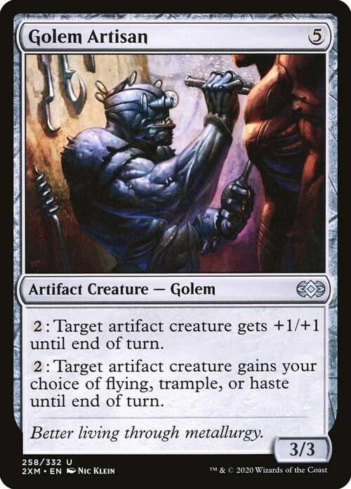 Golem Artisan Card Front