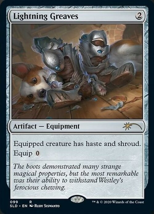 Lightning Greaves Card Front