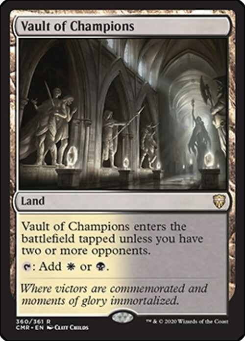 Vault of Champions Card Front