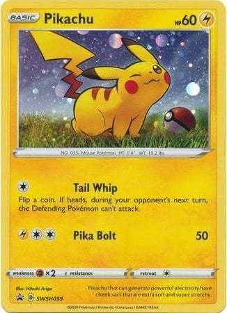 Pikachu Card Front