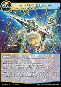 Grand Cross Reincarnation Card Front