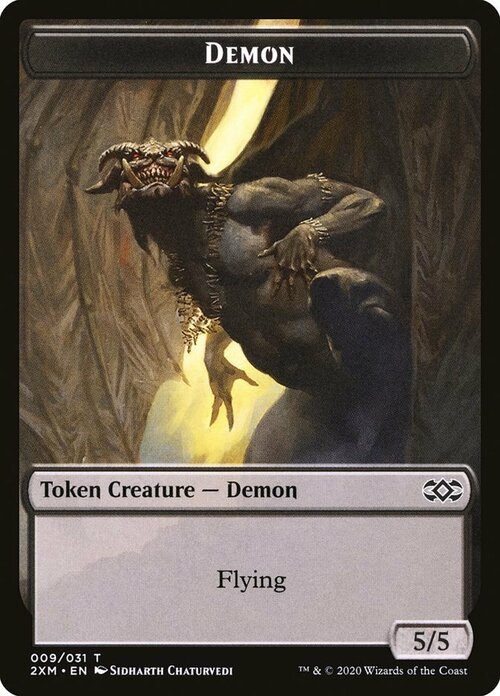 Demon // Squirrel Card Front