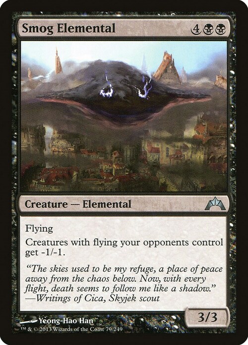 Smog Elemental Card Front