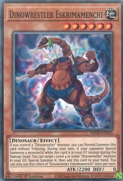 Dinowrestler Eskrimamenchi Card Front