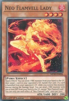 Neo Flamvell Lady Card Front