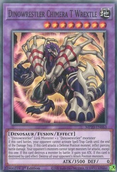 Dinowrestler Chimera T Wrextle Card Front