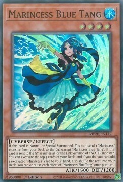 Marincess Blue Tang Card Front