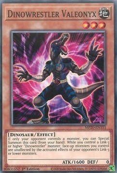 Dinowrestler Valeonyx Card Front