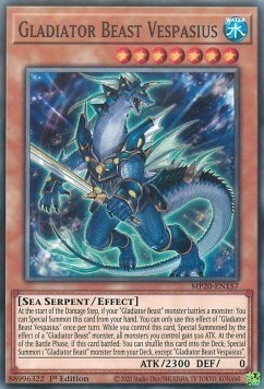 Gladiator Beast Vespasius Card Front