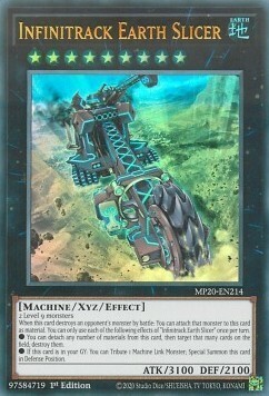 Infinitrack Earth Slicer Card Front