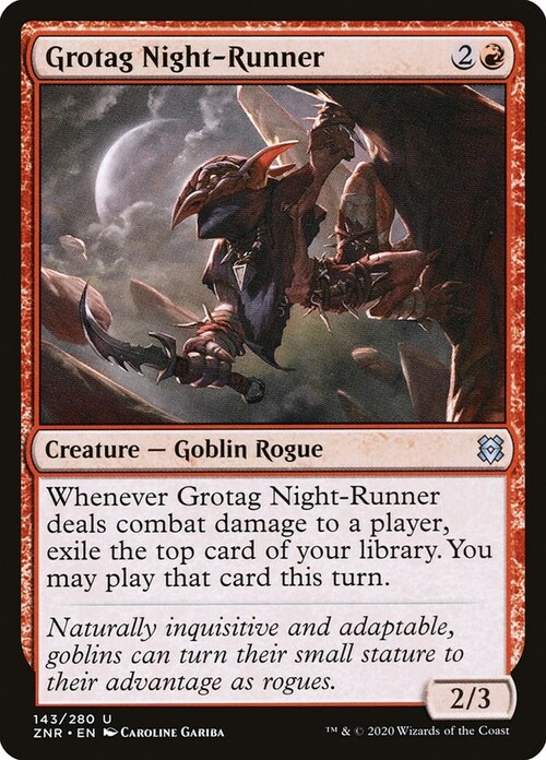 Grotag Night-Runner Card Front