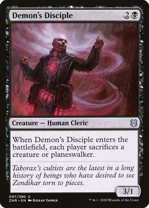 Demon's Disciple Card Front