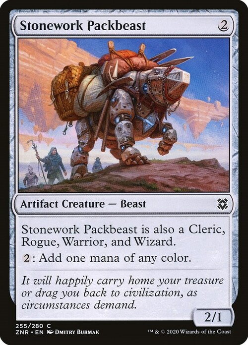 Stonework Packbeast Card Front