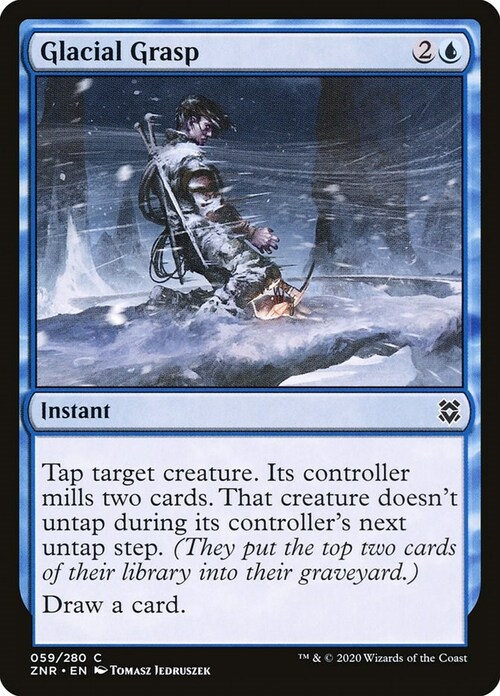 Glacial Grasp Card Front