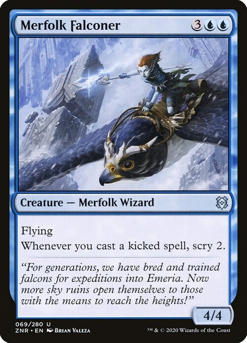 Merfolk Falconer Card Front