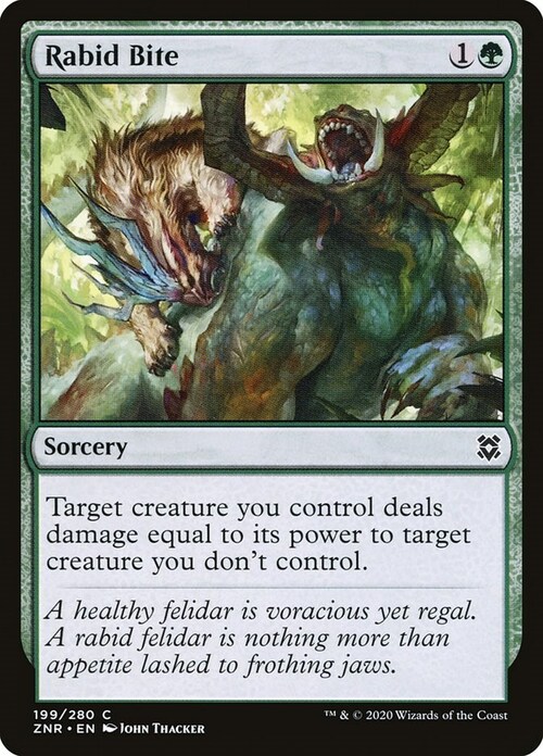 Rabid Bite Card Front