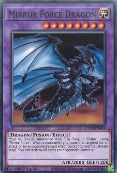 Mirror Force Dragon Card Front