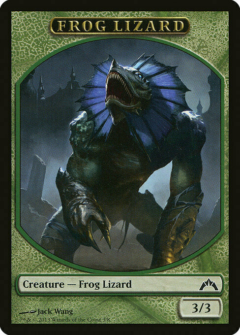 Frog Lizard Card Front