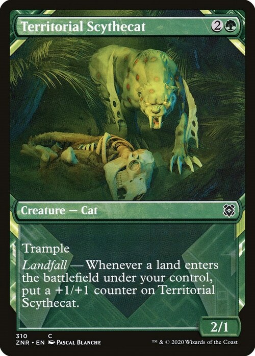 Territorial Scythecat Card Front