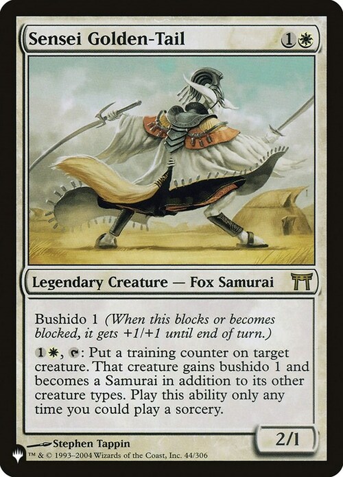 Sensei Golden-Tail Card Front