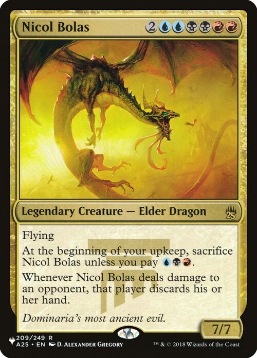 Nicol Bolas Card Front