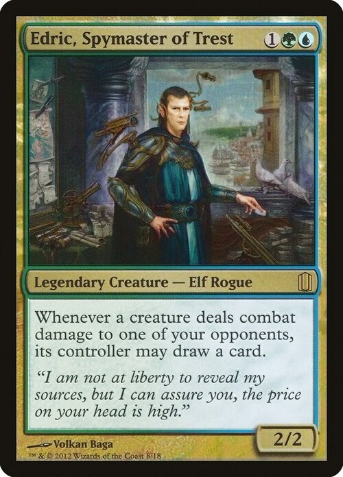 Edric, Spymaster of Trest Card Front