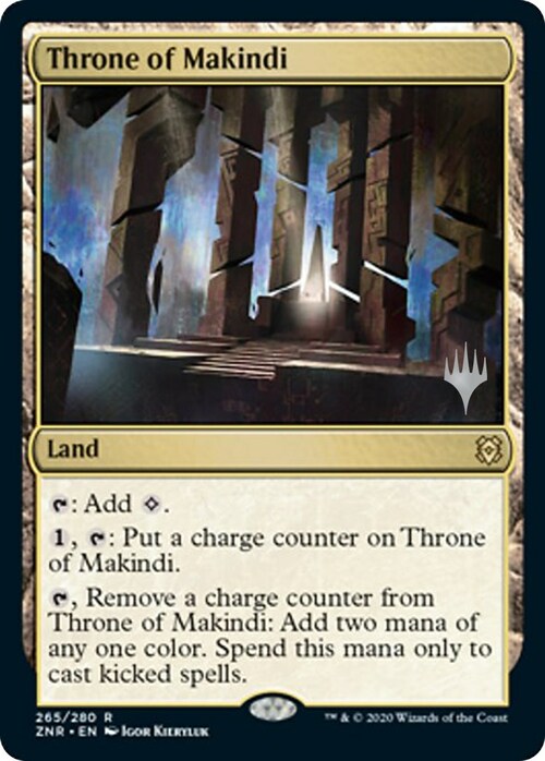 Throne of Makindi Card Front