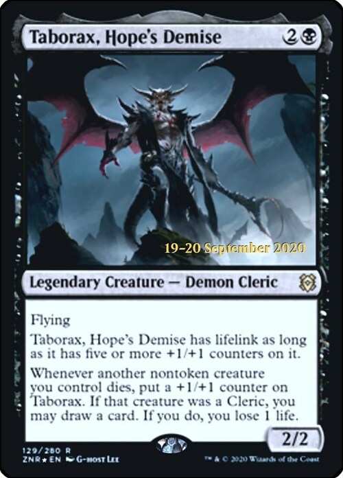 Taborax, Hope's Demise Card Front