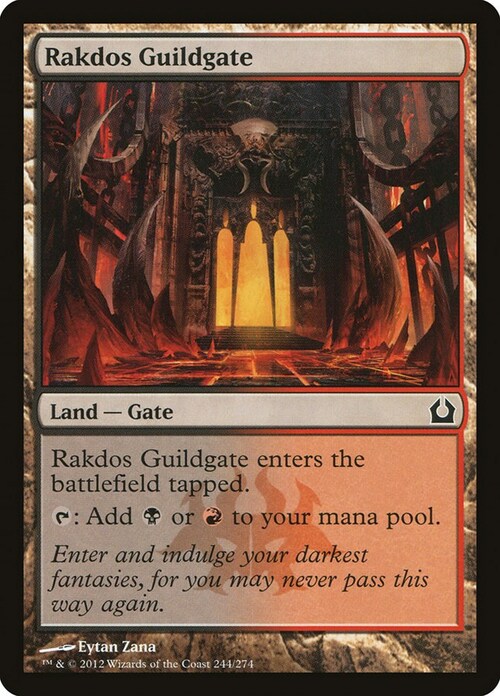 Rakdos Guildgate Card Front