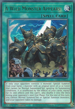 A Wild Monster Appears! Card Front