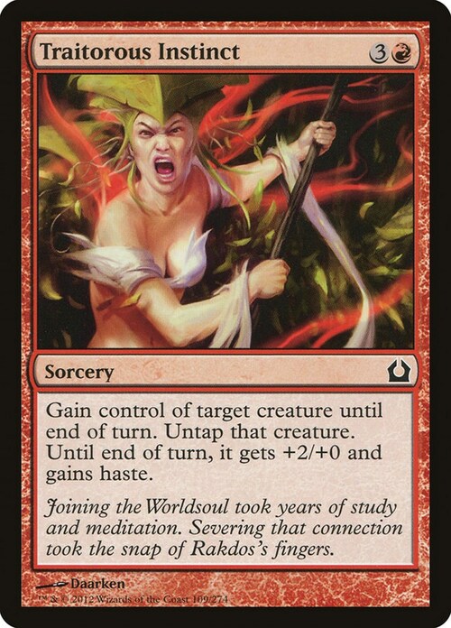 Traitorous Instinct Card Front