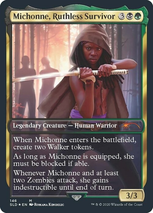 Michonne, Ruthless Survivor Card Front