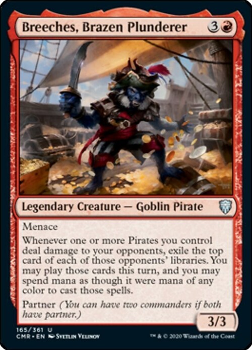 Breeches, Brazen Plunderer Card Front