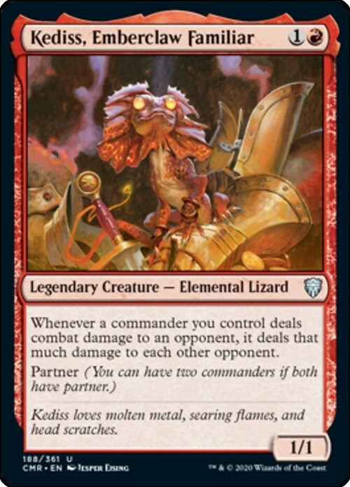 Kediss, Emberclaw Familiar Card Front