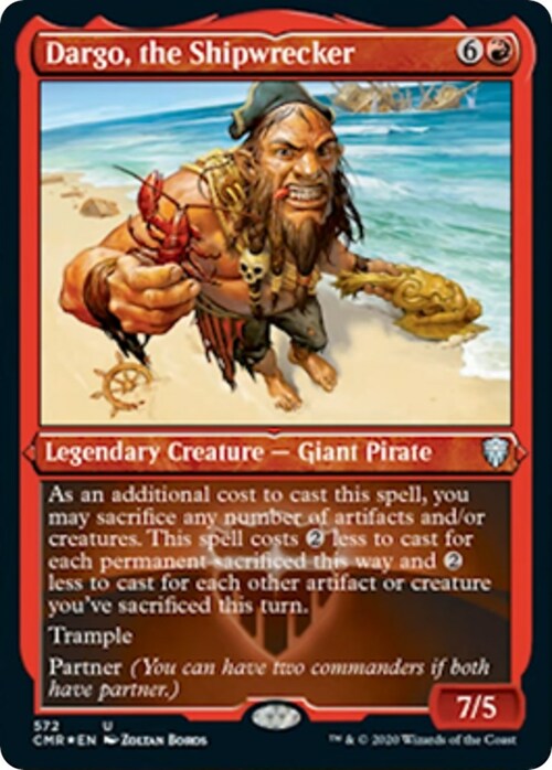 Dargo, the Shipwrecker Card Front