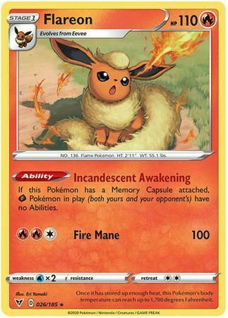 Flareon Card Front