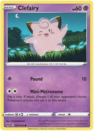 Clefairy Card Front