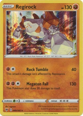 Regirock Card Front