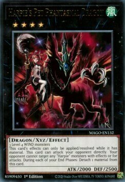 Harpie's Pet Phantasmal Dragon Card Front