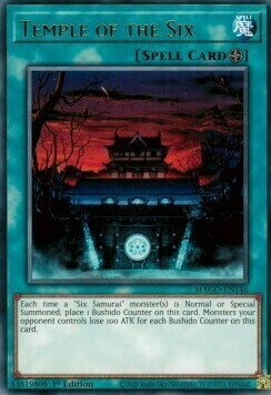 Temple of the Six Card Front