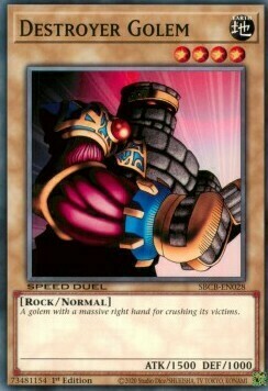 Destroyer Golem Card Front