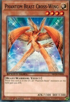 Phantom Beast Cross-Wing Card Front